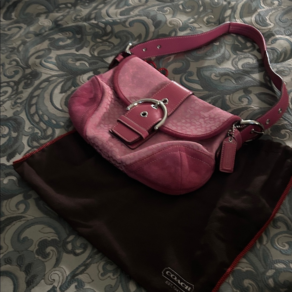 Coach Fuchsia Shoulder Bag